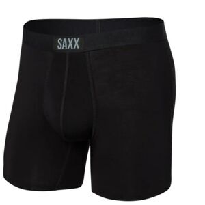 SAXX Vibe Ballpark Pouch Super Soft Boxer Brief Underwear, Black, Small,  NWOT